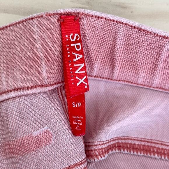 Spanx Pink Jean-ish Ankle Leggings Pull-on Skinny Shaping‎ Pants, Size Small - Picture 4 of 11